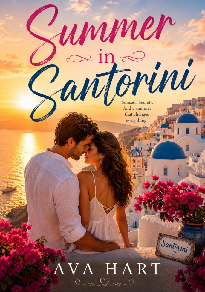 Romance example book cover