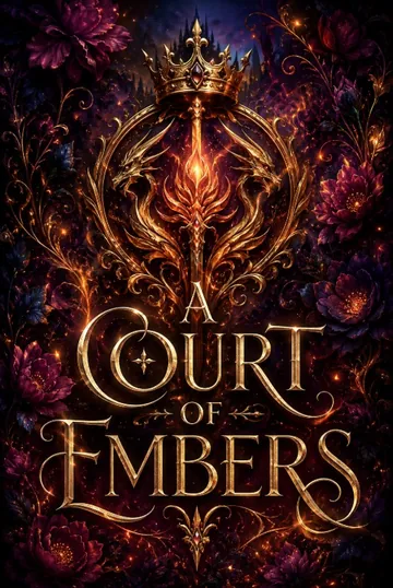 Romantic fantasy example book cover
