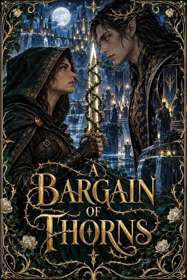 Romantasy example book cover