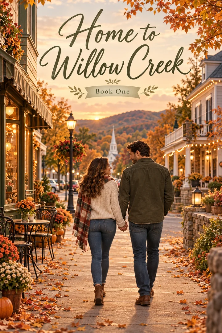Small-town romance series example book cover